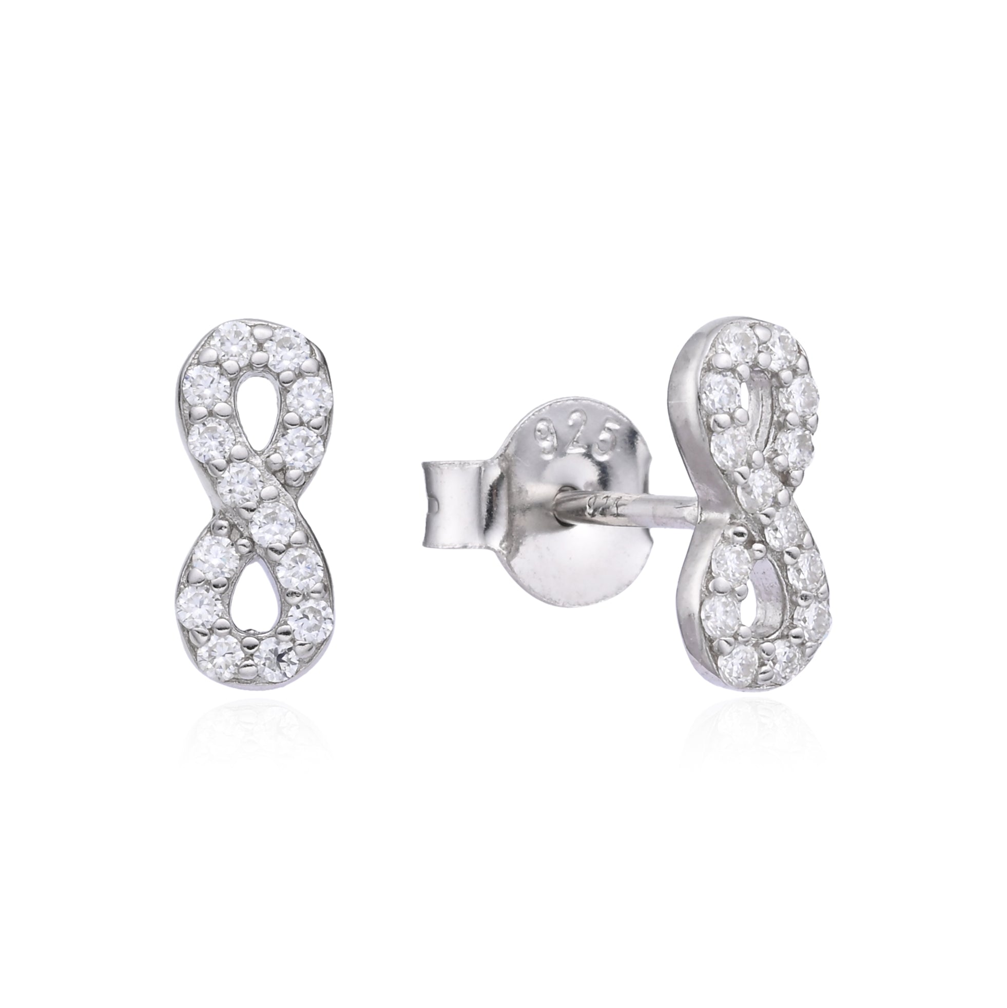 925 Silver Moissanite Earrings 0.3 CT. VVS1 D Color