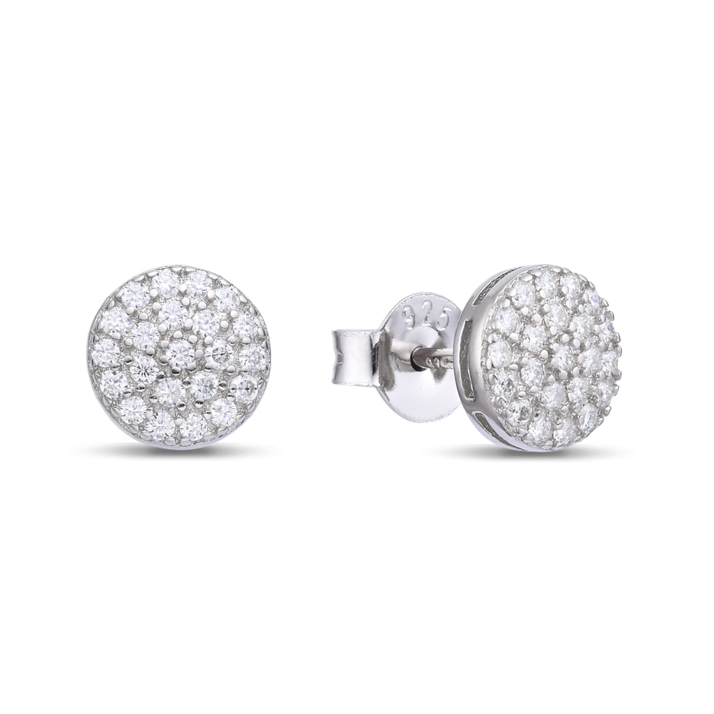 925 Silver Moissanite Earrings 0.4 CT. VVS1 D Color