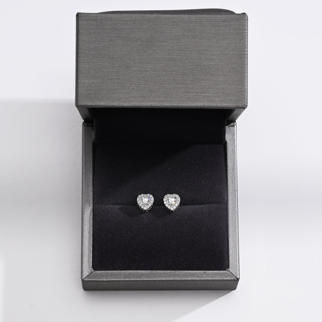 925 Silver Moissanite Earrings 1 CT. VVS1 D Color