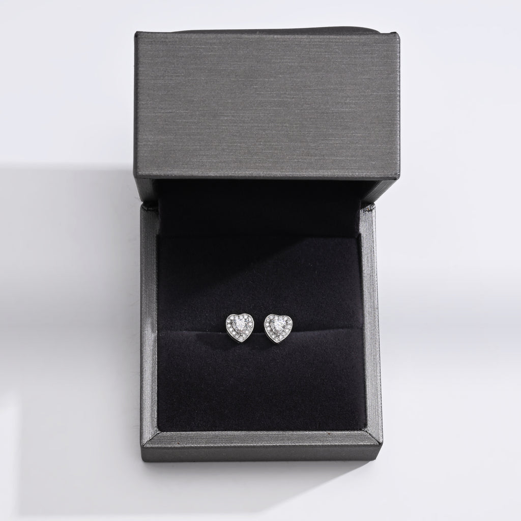 925 Silver Moissanite Earrings 1 CT. VVS1 D Color