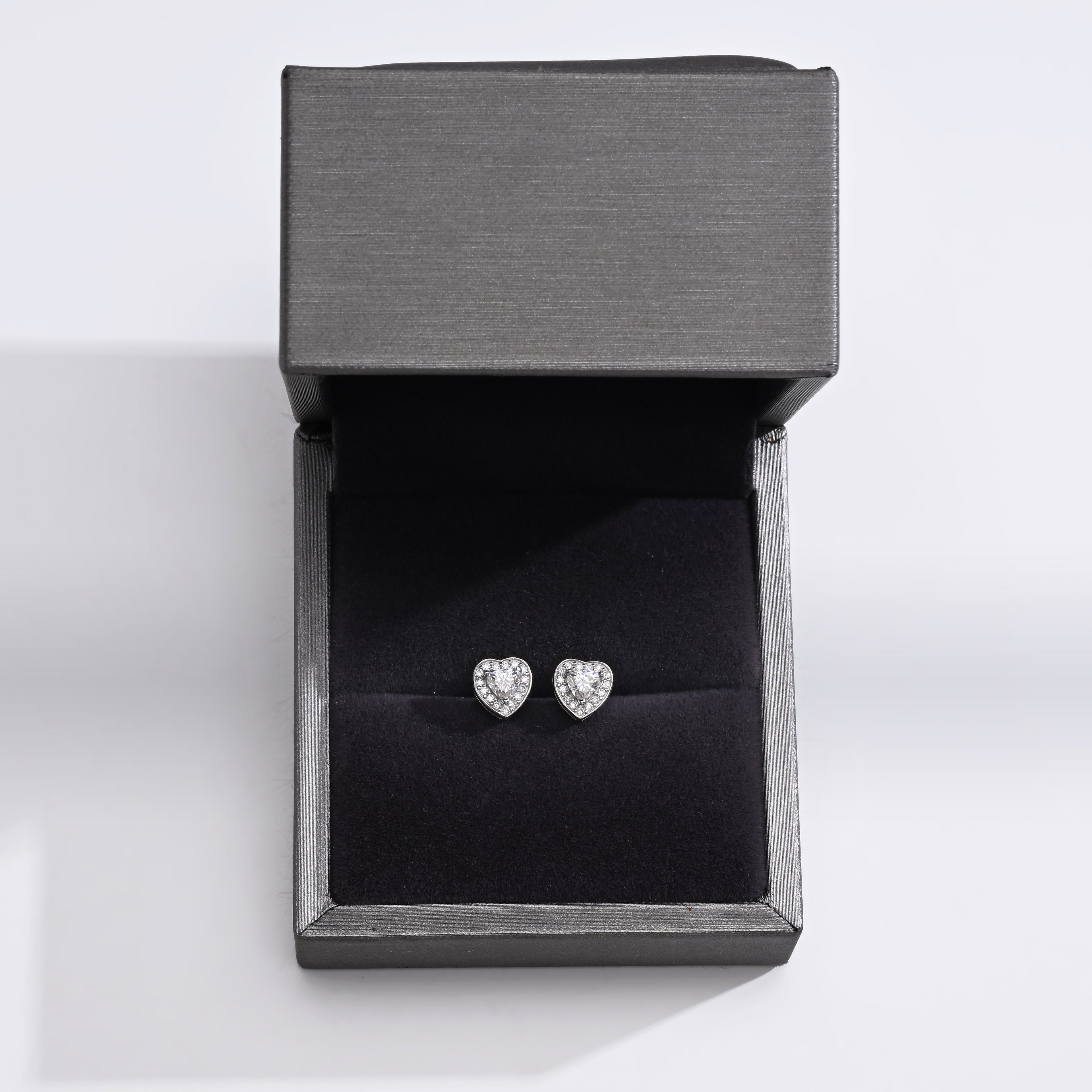 925 Silver Moissanite Earrings 1 CT. VVS1 D Color