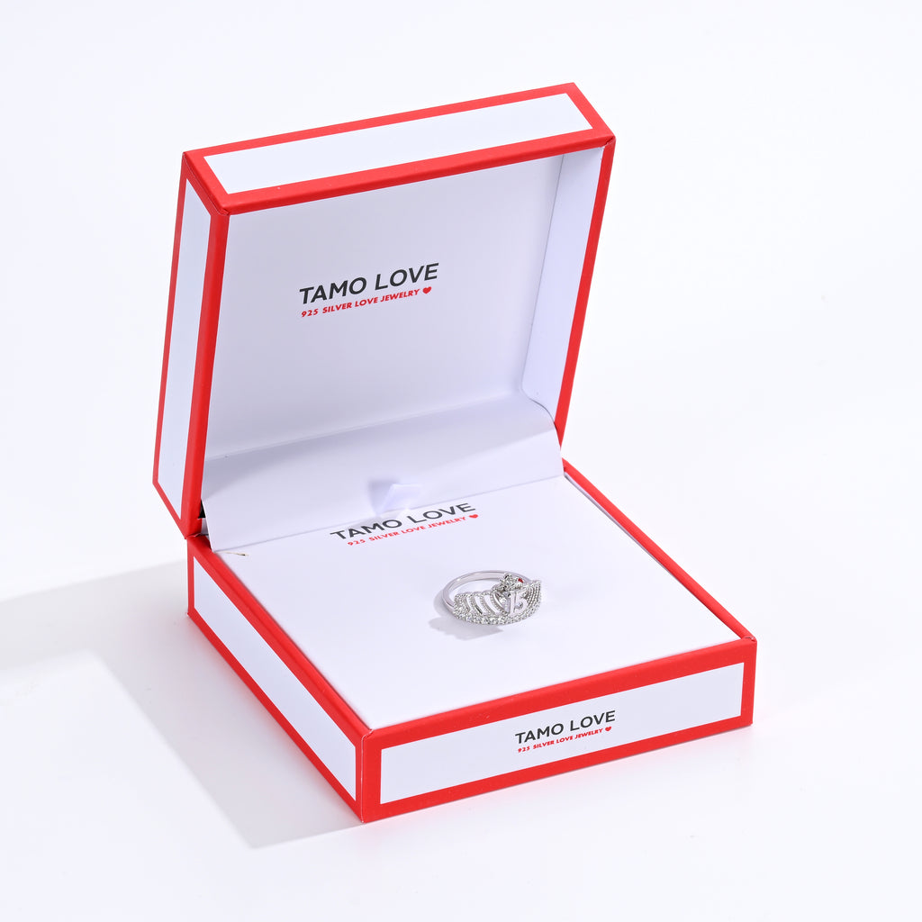 925 Silver Crown Rings