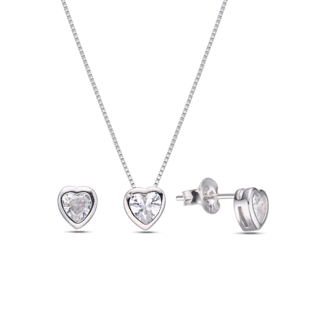 925 Silver Earrings & Necklaces