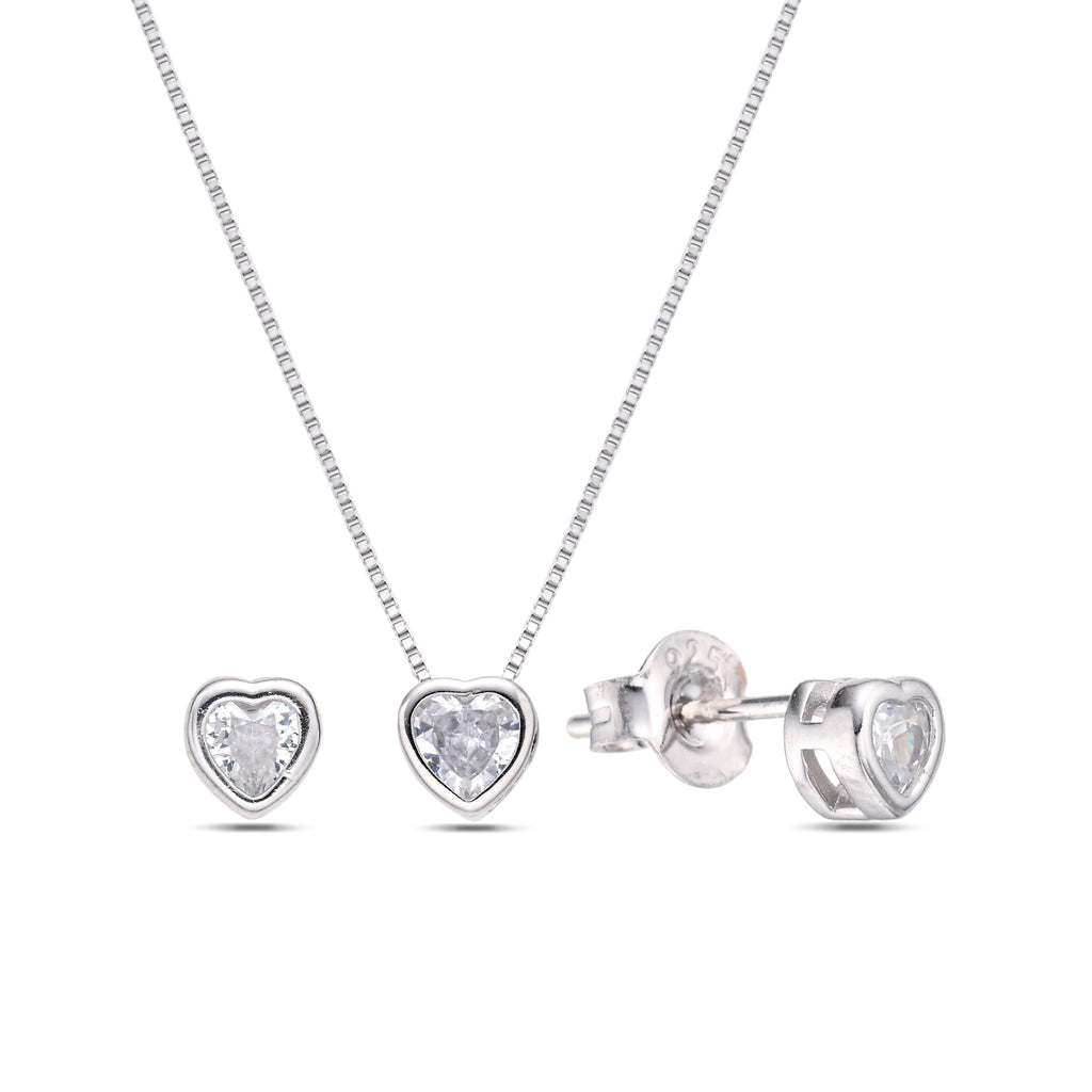 925 Silver Earrings & Necklaces