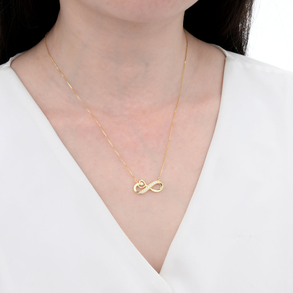 925 Silver Moissanite Necklaces 0.2 CT. VVS1 D