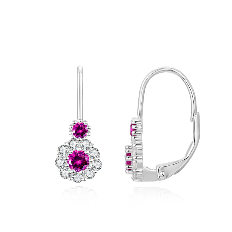 925 Silver French Lock Earrings