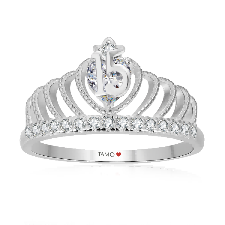 925 Silver Crown Rings