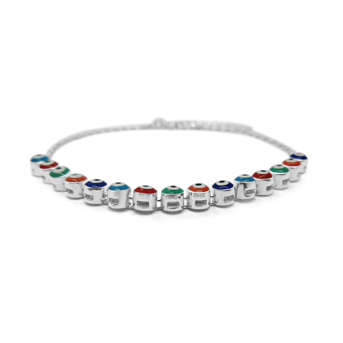 Rainbow Evil Eye Bracelet, Bracelets for Women, Jewelry, Gift