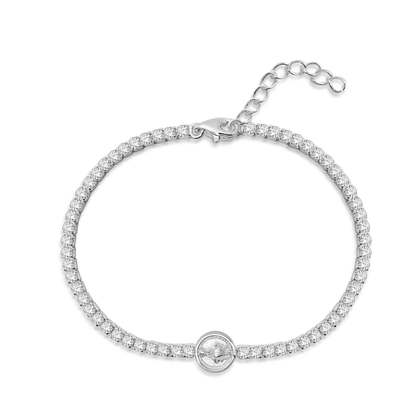 Real 925 Sterling Silver Milagrosa Bracelets Fine Jewelry in Perfect Quality for Women Gift