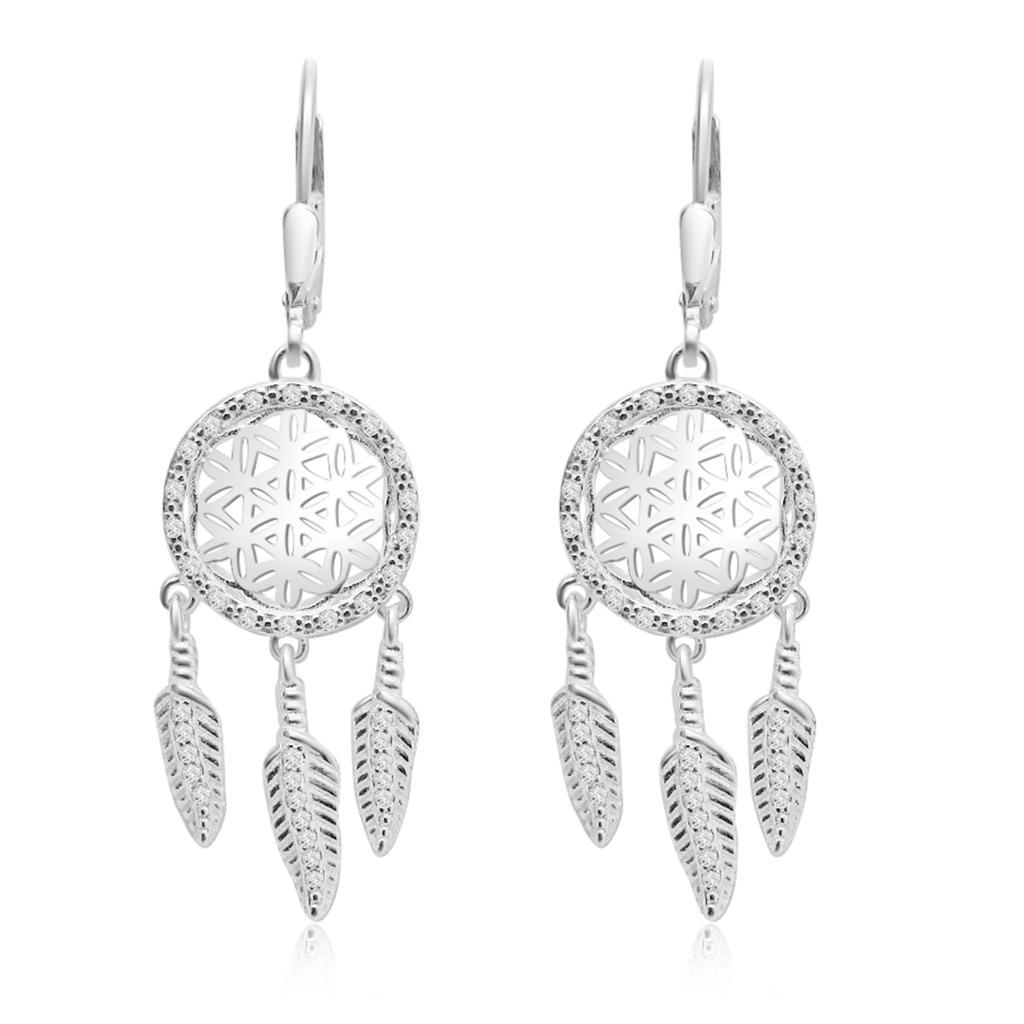 925 Silver French Lock Earrings