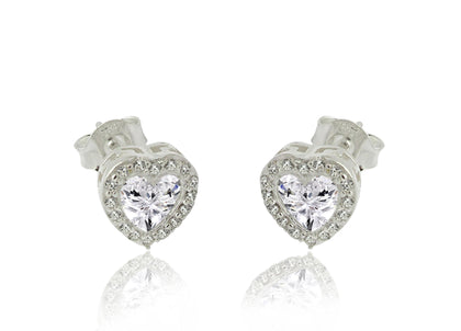 Heart Stud Earrings