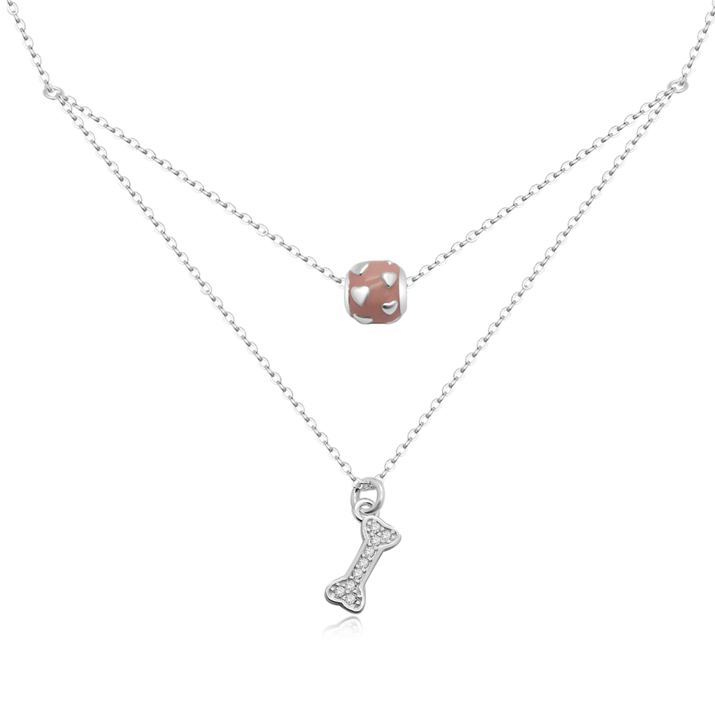 925 Silver Double Chain  Necklaces