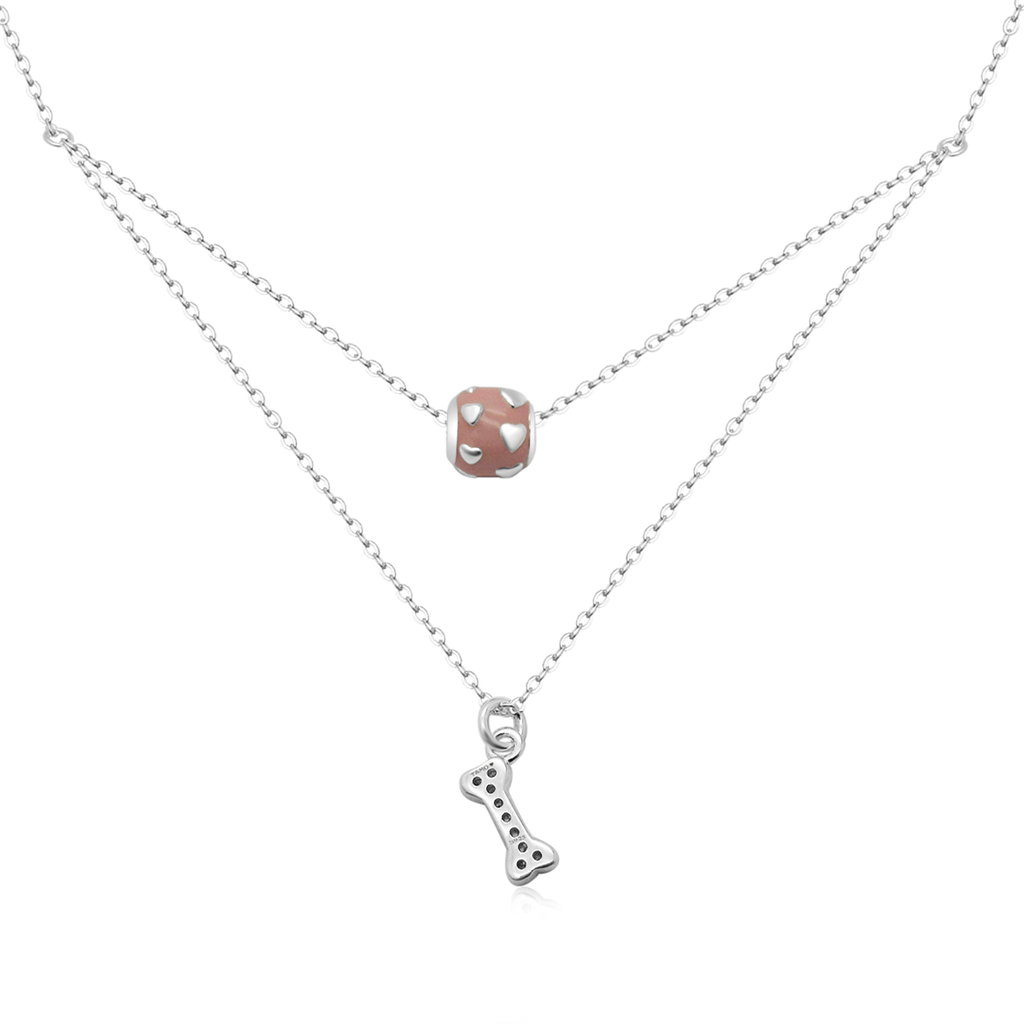 925 Silver Double Chain  Necklaces