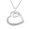 Real 925 Sterling Silver Oval Pendant Necklaces with Zircon Fine Jewelry in Perfect Quality for Women Gift