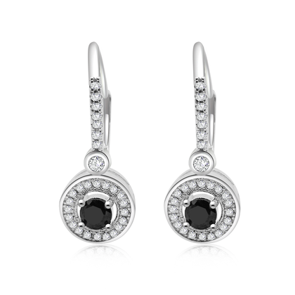 Real 925 Sterling Silver French Lock Earrings