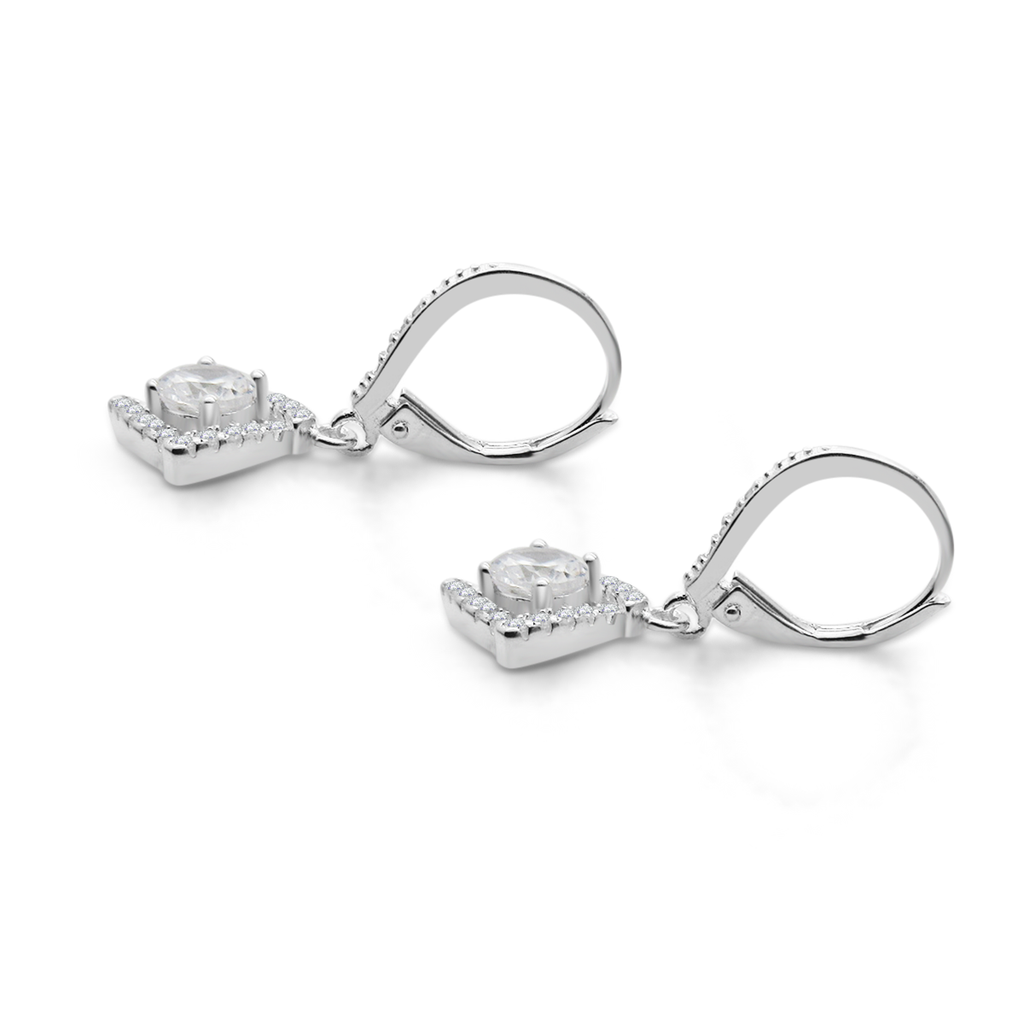 925 Silver French Lock Earrings